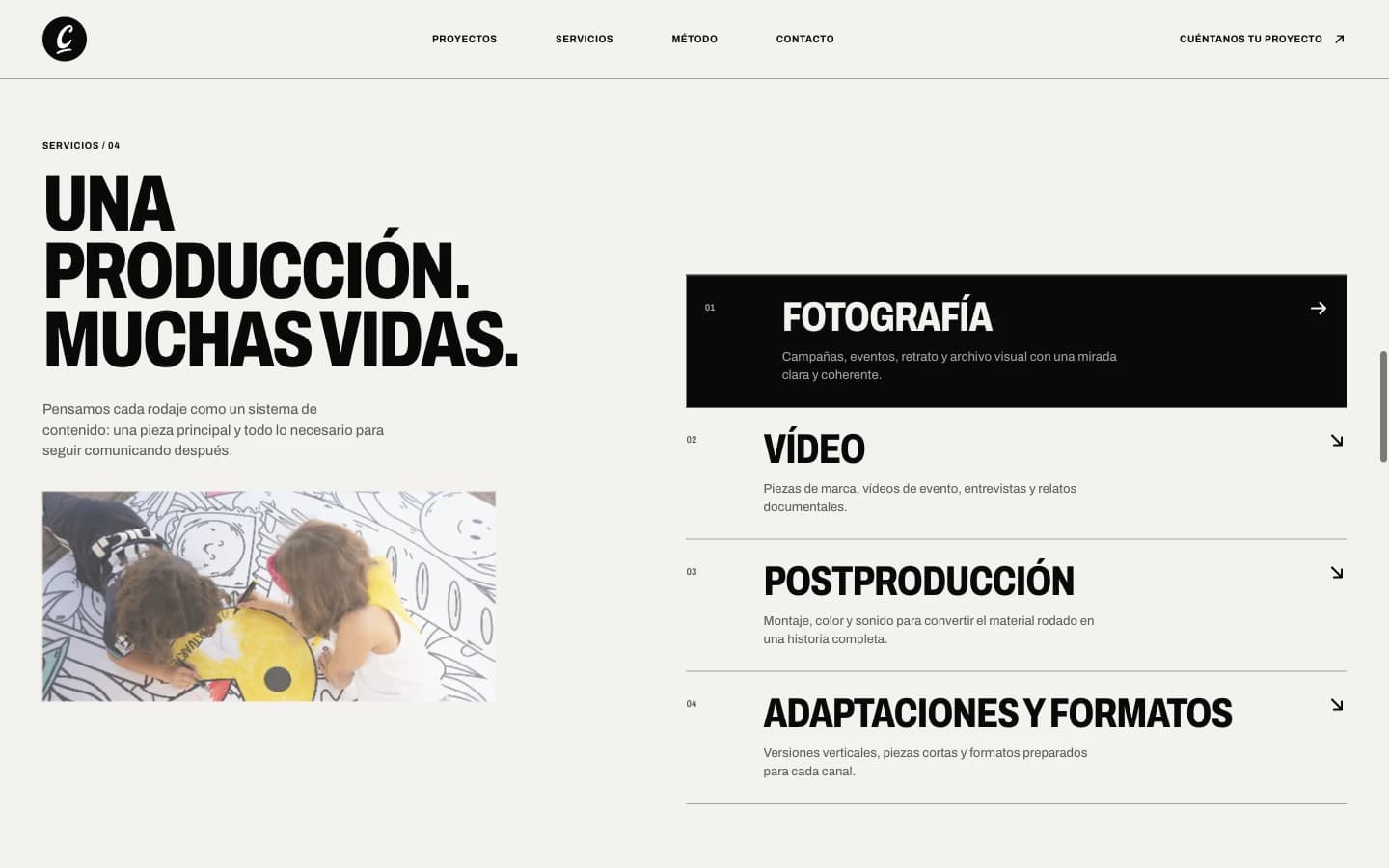Sección de servicios audiovisuales de Coipeu